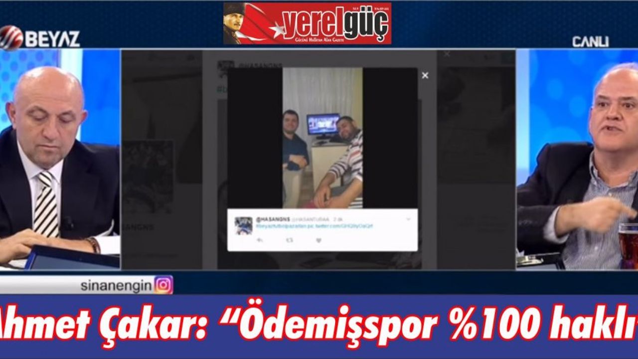 Ahmet Çakar: “Ödemişspor %100 haklı”