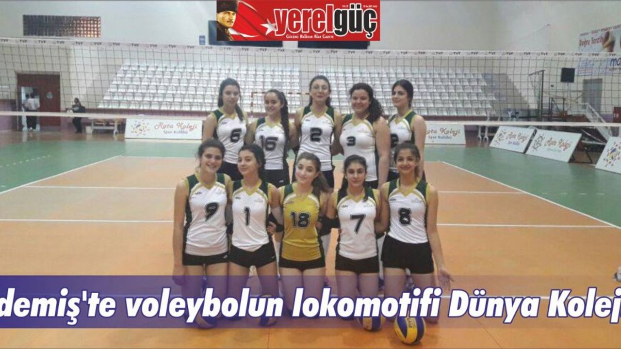 Ödemiş'te voleybolun lokomotifi Dünya Koleji!
