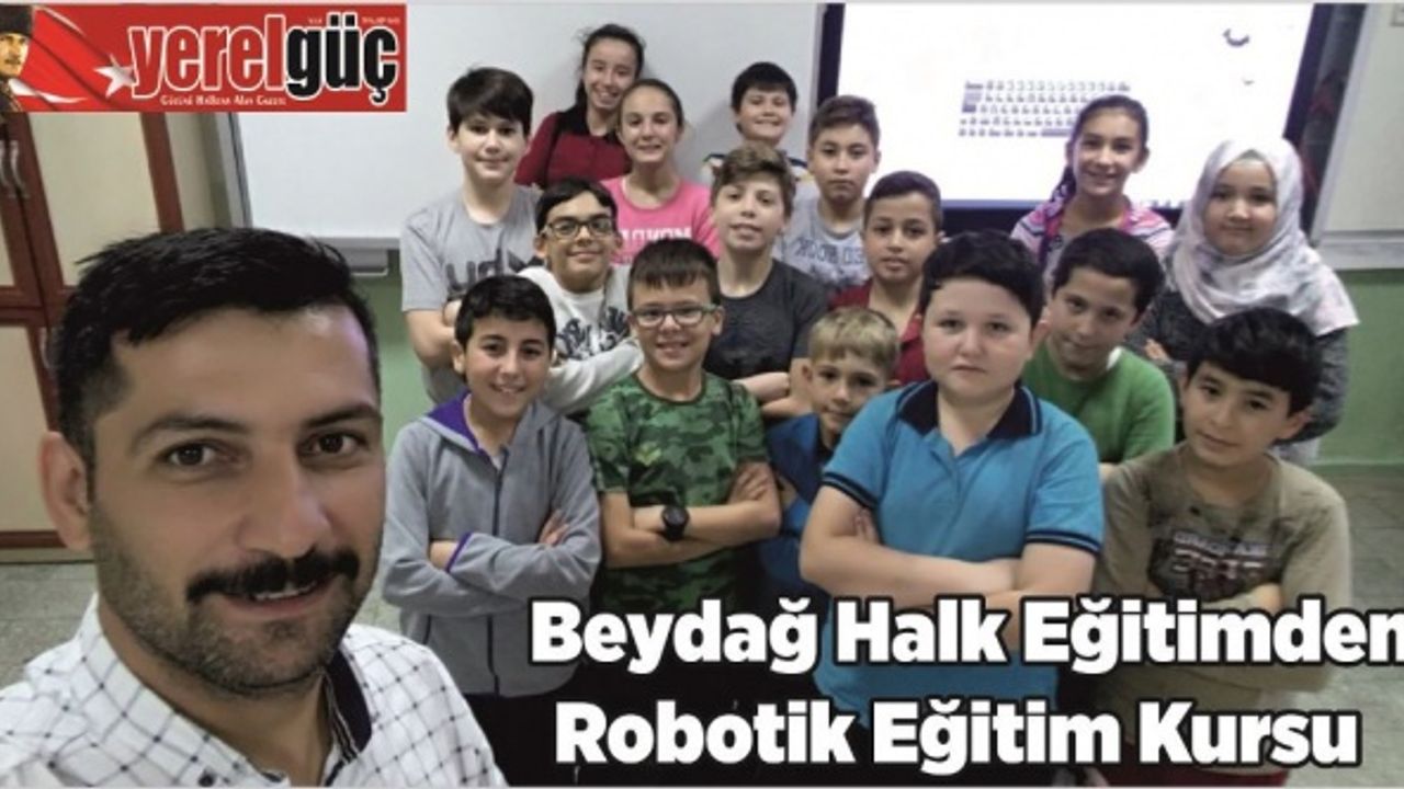Beydağ Halk Eğitimden Robotik Eğitim Kursu