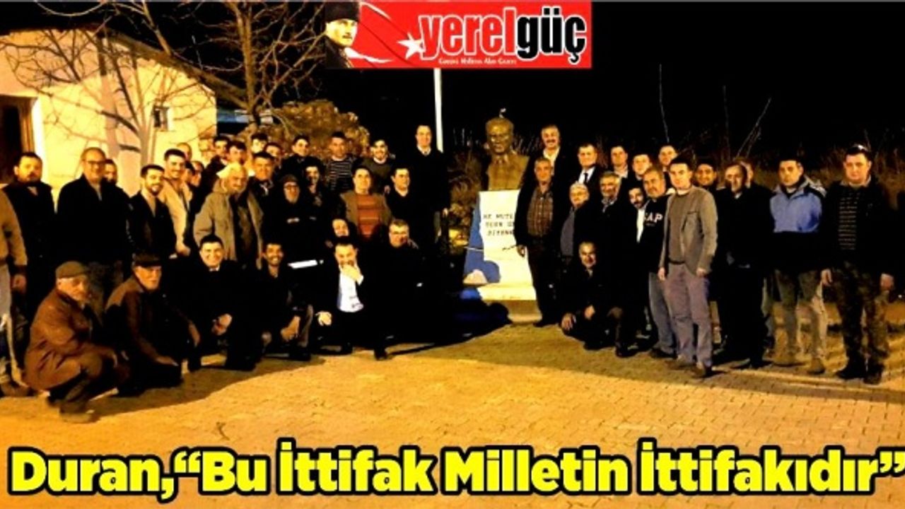 Bu İttifak Sadece İki Partinin Değil, Milletin İttifakıdır