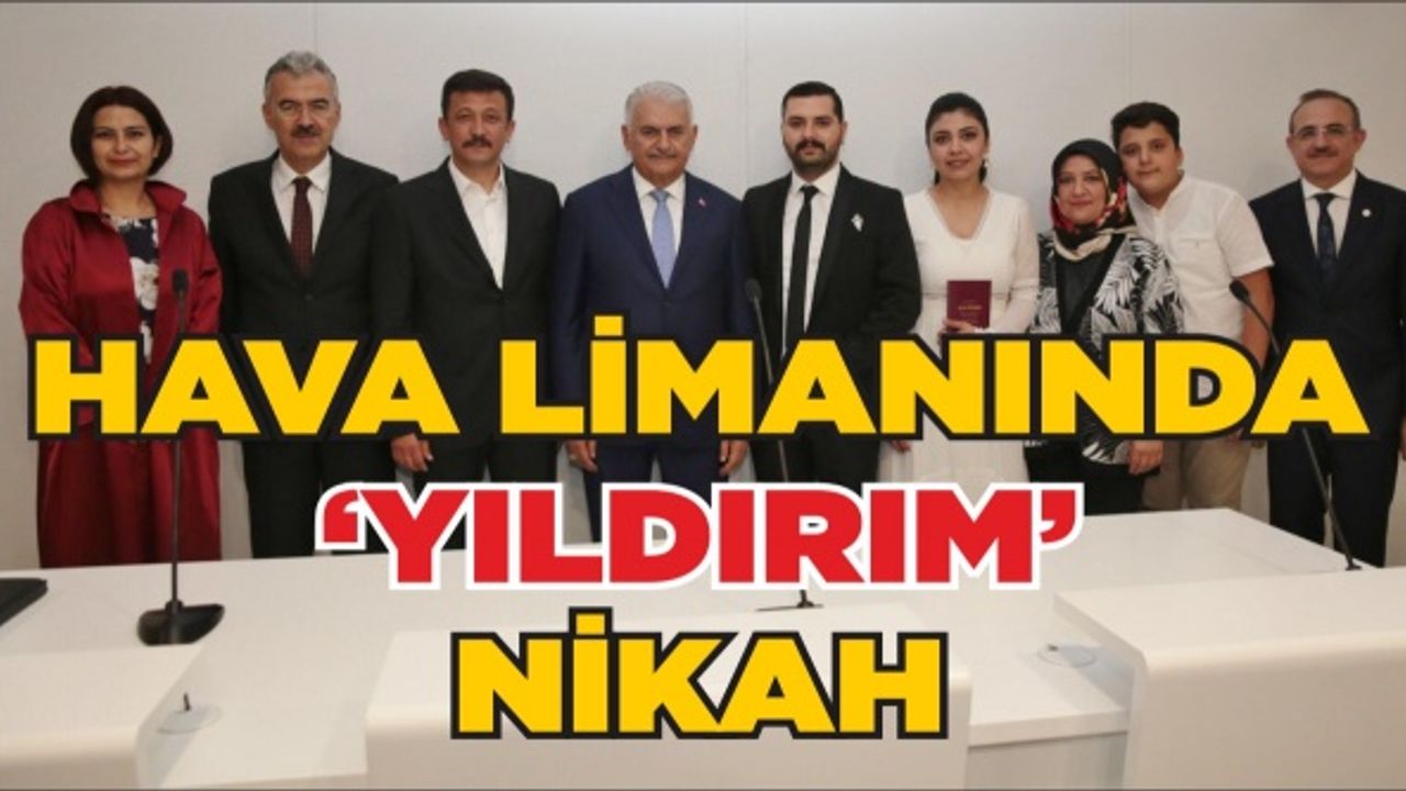 BAŞKAN, KORUMASI VE BASIN DANIŞMANININ NİKAHINI KIYDI