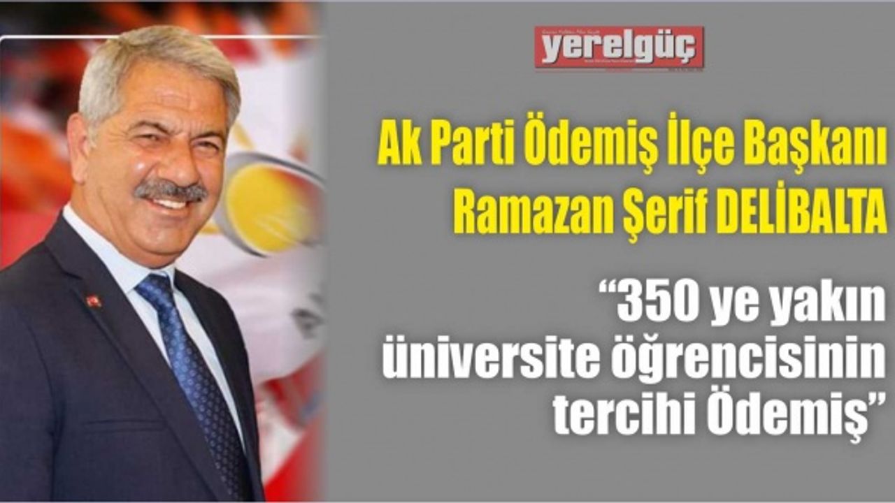Ak Parti İlçe Başkanı Ramazan Şerif DELİBALTA; “350 ye yakın üniversiteli genç misafirlerimiz geliyor”