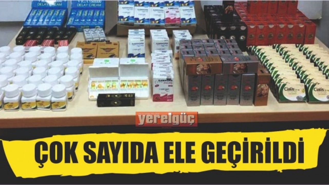 ÖDEMİŞ’TE SATIŞI  YASAL OLMAYAN CİNSEL ÜRÜNLER ELE GEÇİRİLDİ