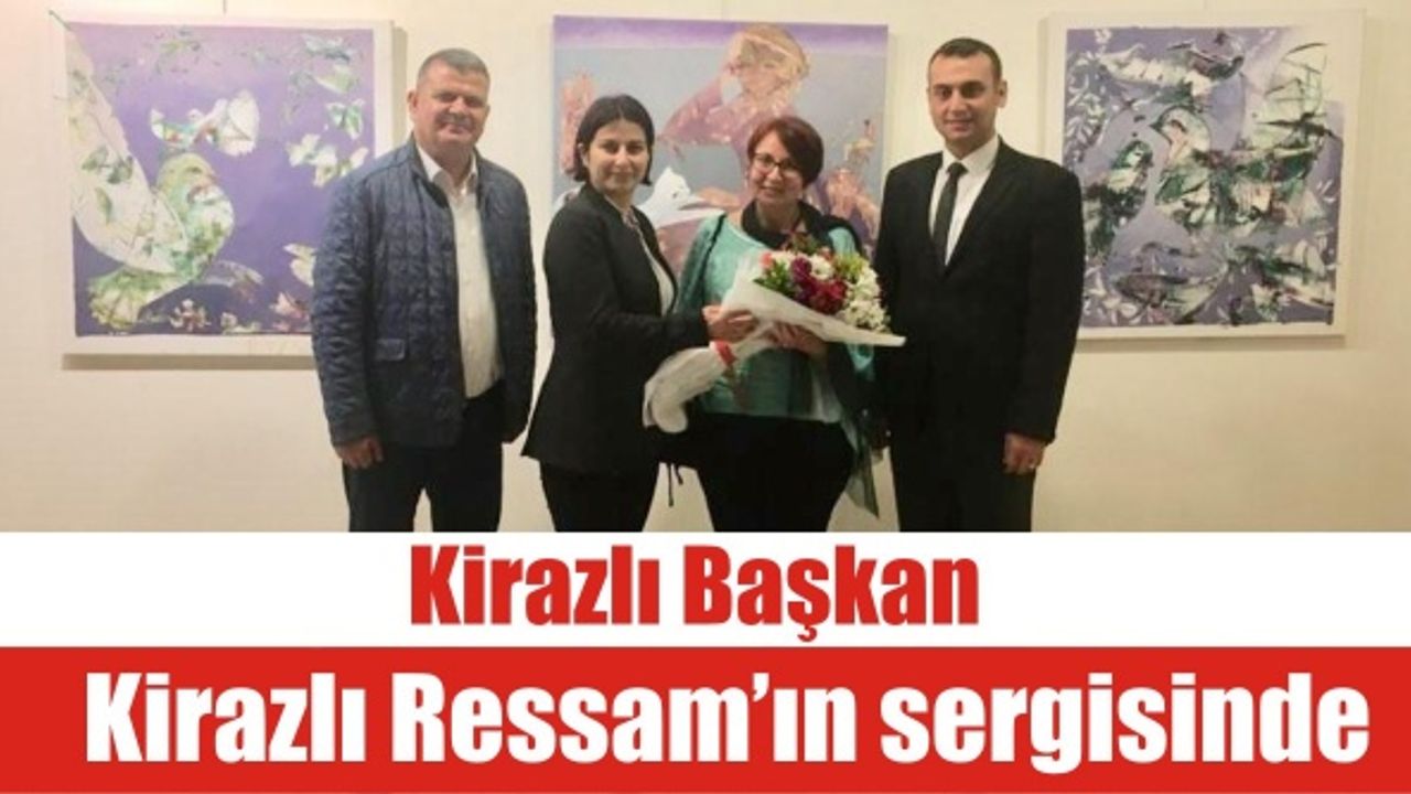 Kiraz Belediye Başkanı Özçınar sanatın ve sanatçının yanında