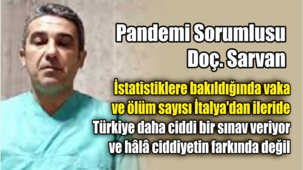 “Maalesef hala işin ciddiyetini idrak edemedik”