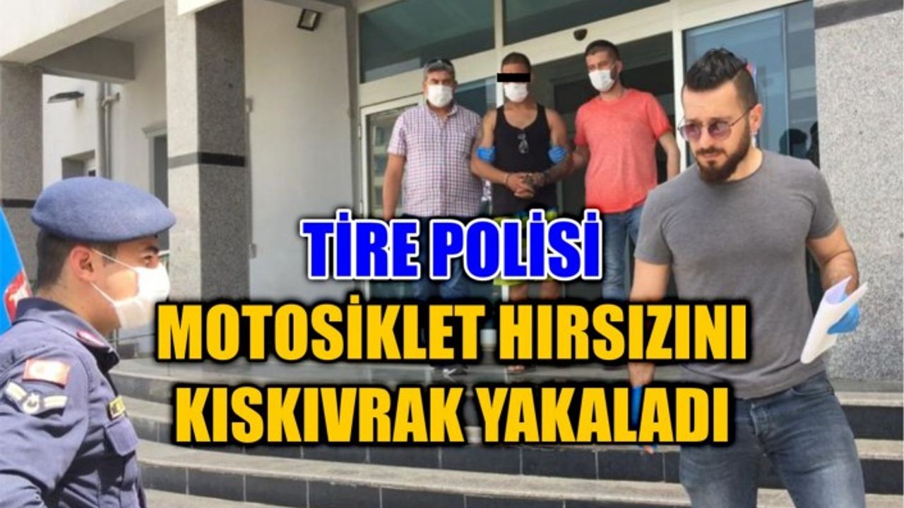 BÜYÜKKALE'DE ÇALDI, TİRE'DE YAKALANDI