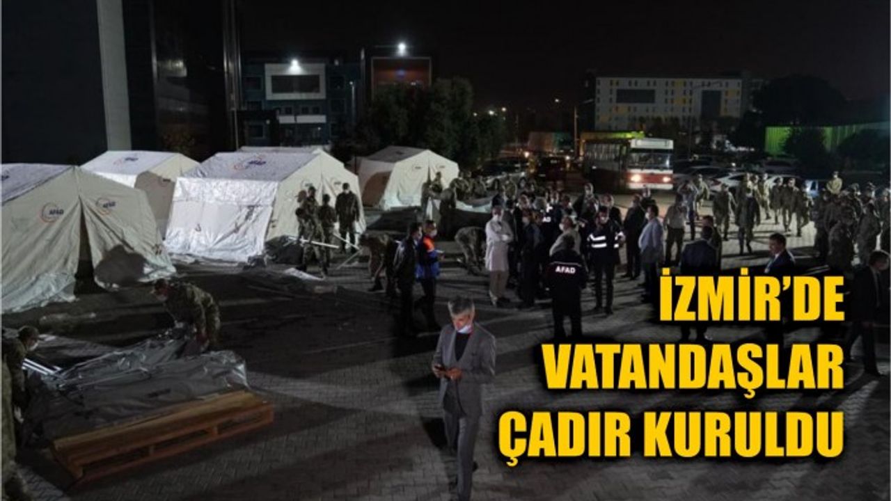 İzmir Valisi Yavuz Selim Köşger, çadır kurulacak alanları açıkladı
