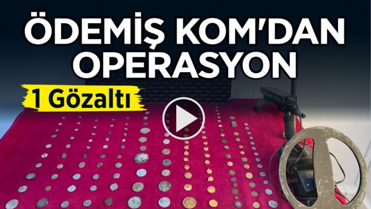 TARİHİ ESER KAÇAKÇISI DEDEKTÖRLE YAKALANDI