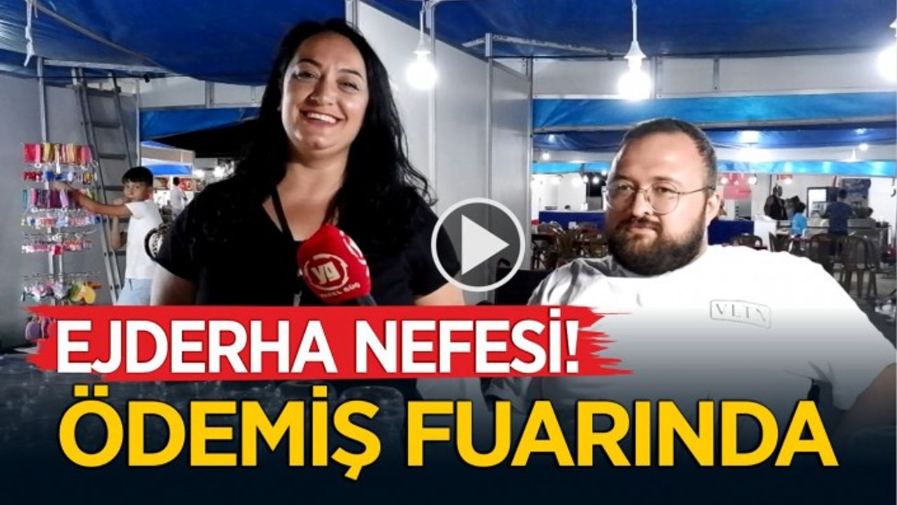 EJDERHA NEFESİ ÖDEMİŞ FUARINDA İLGİ GÖRÜYOR