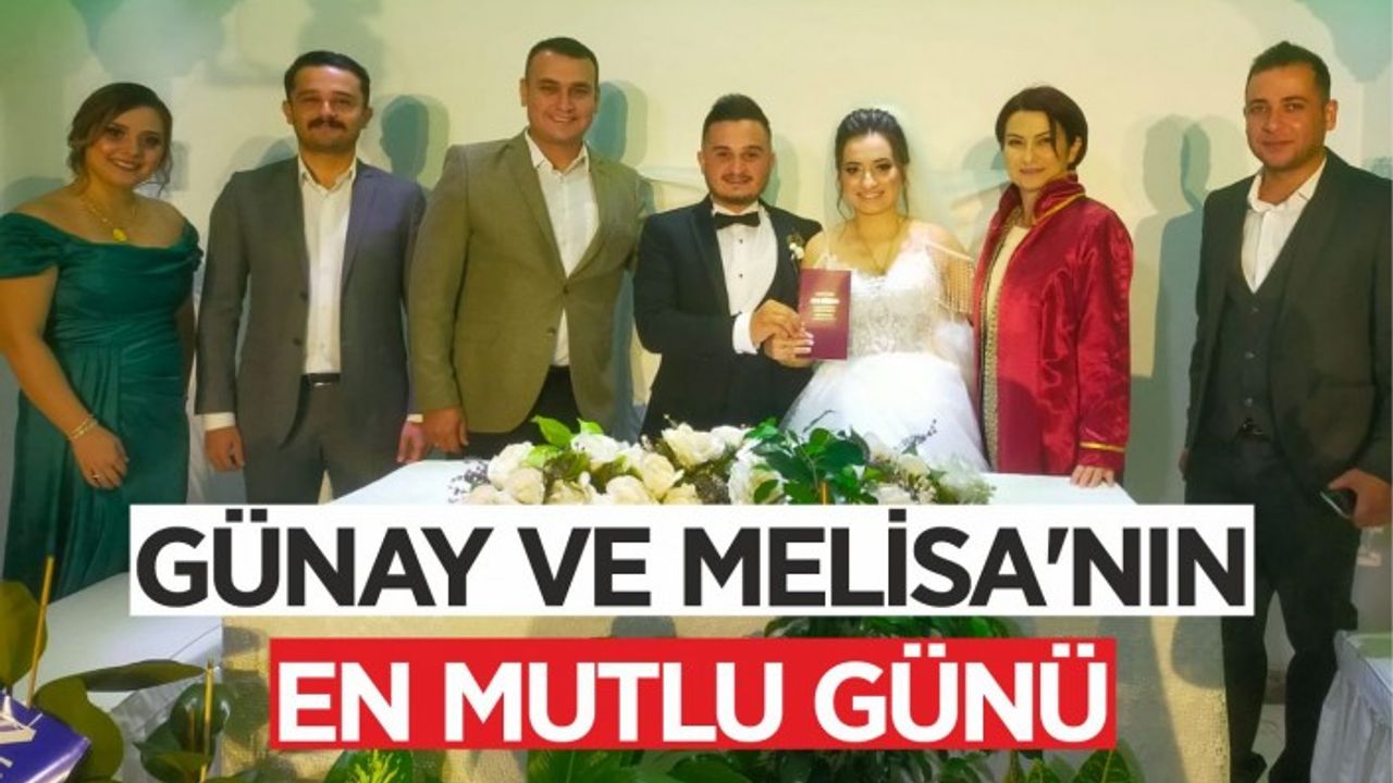 Kiraz Belediyesi personeli Günay Avcı ve Melisa Güner evlendi