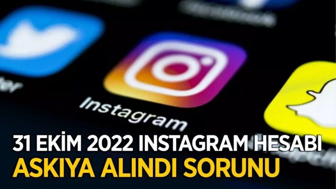 Instagram askıya alınan hesap nasıl düzelir?