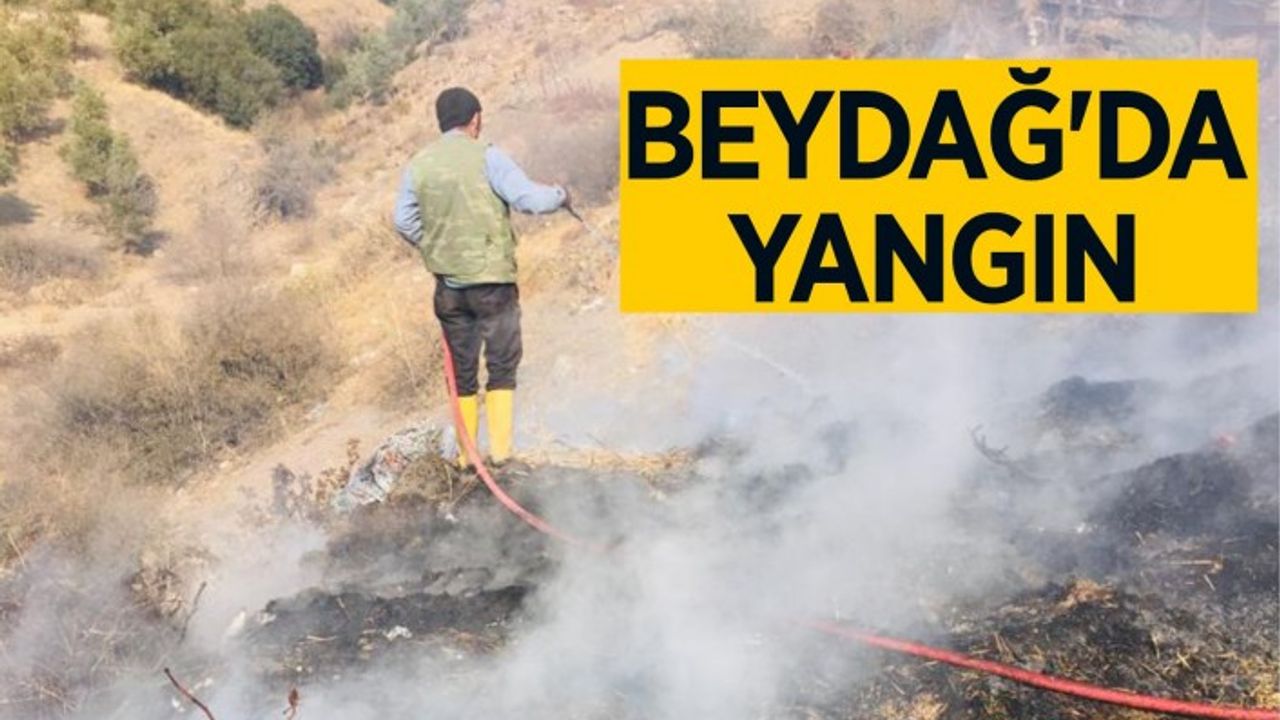 Beydağ’da meydana gelen yangın söndürüldü