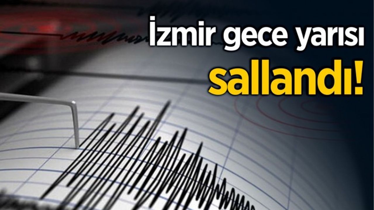 İzmir'de 3,5 büyüklüğünde deprem meydana geldi.
