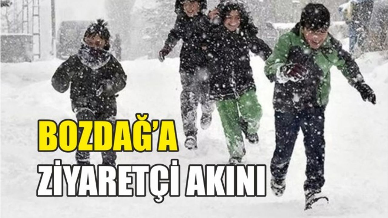 Bozdağ ve Gölcük’te ağaçların üzeri ve yollar beyaz örtüyle kaplandı. 