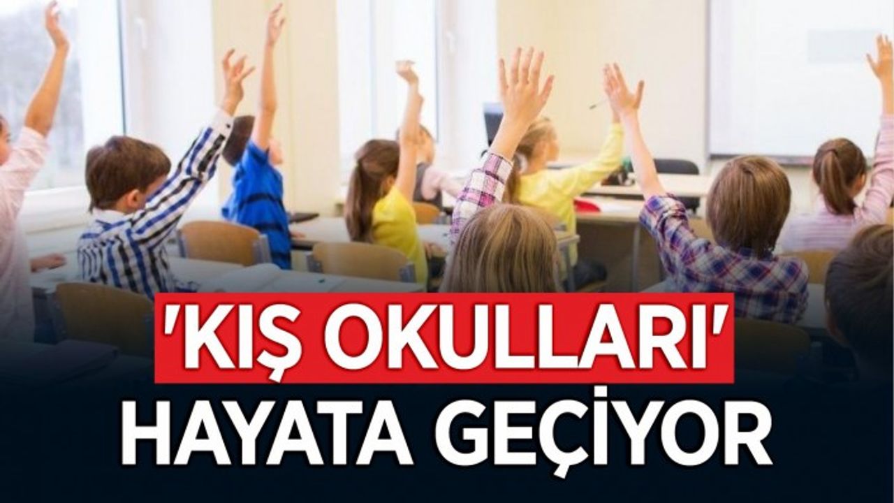 MEB YARIYIL TATİLİNDE İLK KEZ ‘KIŞ OKULLARI’NI HAYATA GEÇİRİYOR