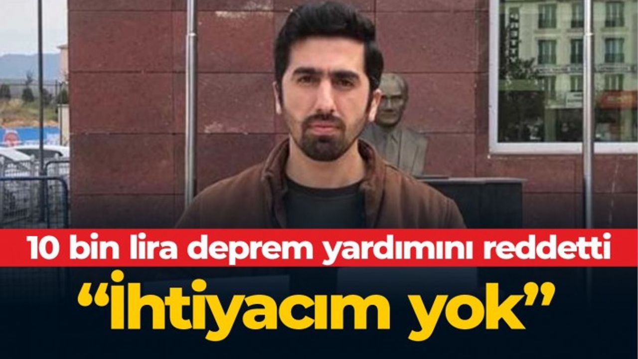 HESABINA YATAN PARAYI GÖRÜNCE KAYMAKAMLIĞA KOŞTU