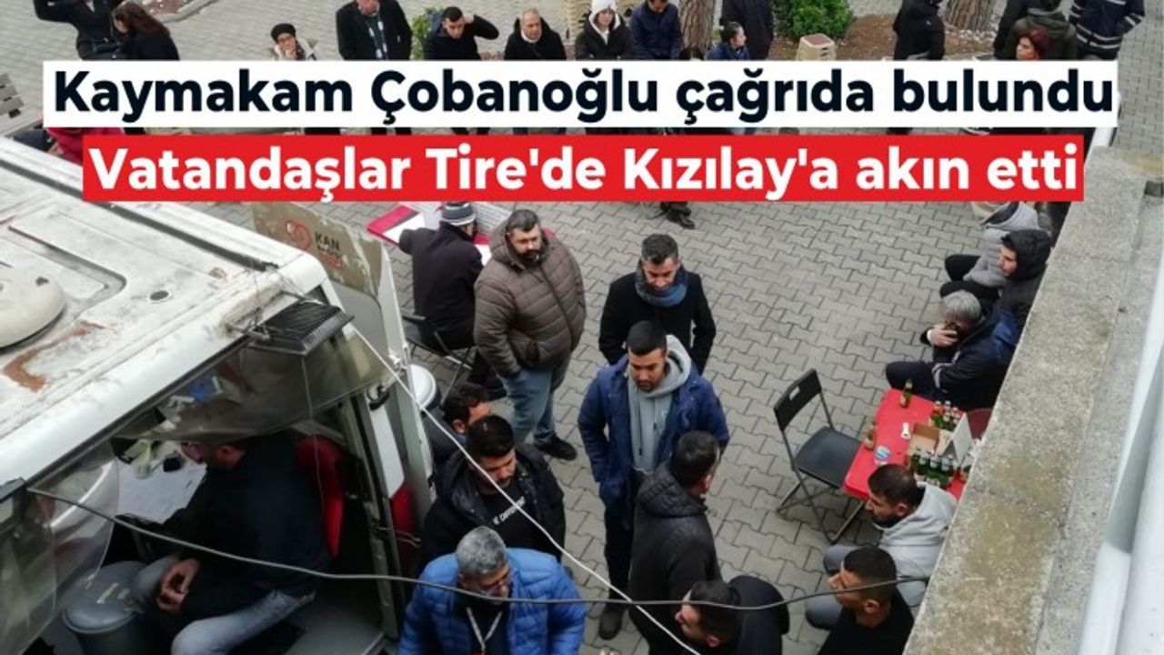 Kaymakam Çobanoğlu, “Değerli Tireli hemşerilerim, gün birlik olma günüdür”