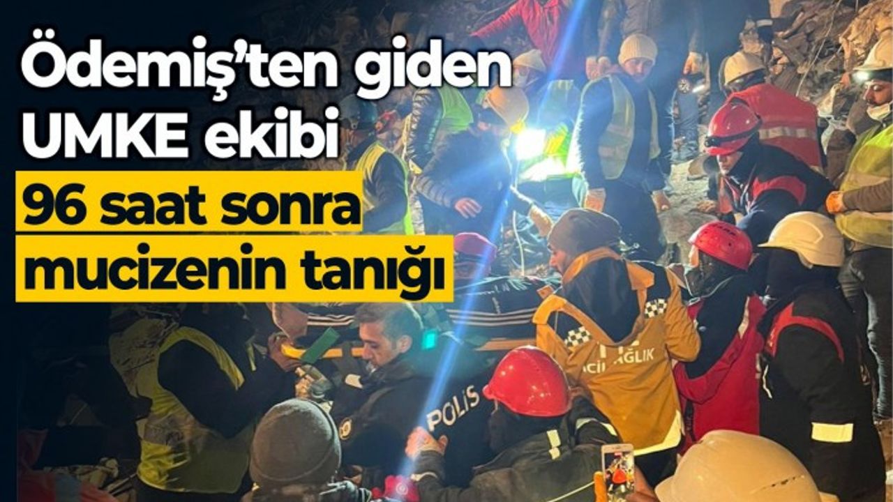 ÖDEMİŞLİ SAĞLIK EKİBİ, “BU MUTLULUĞU ANLATAMAM, TARİFİ YOK”