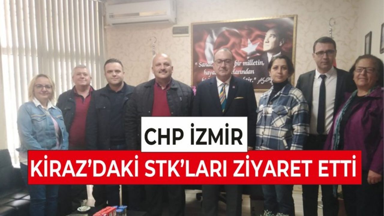 CHP İZMİR'DEN KİRAZ'A TEŞEKKÜR