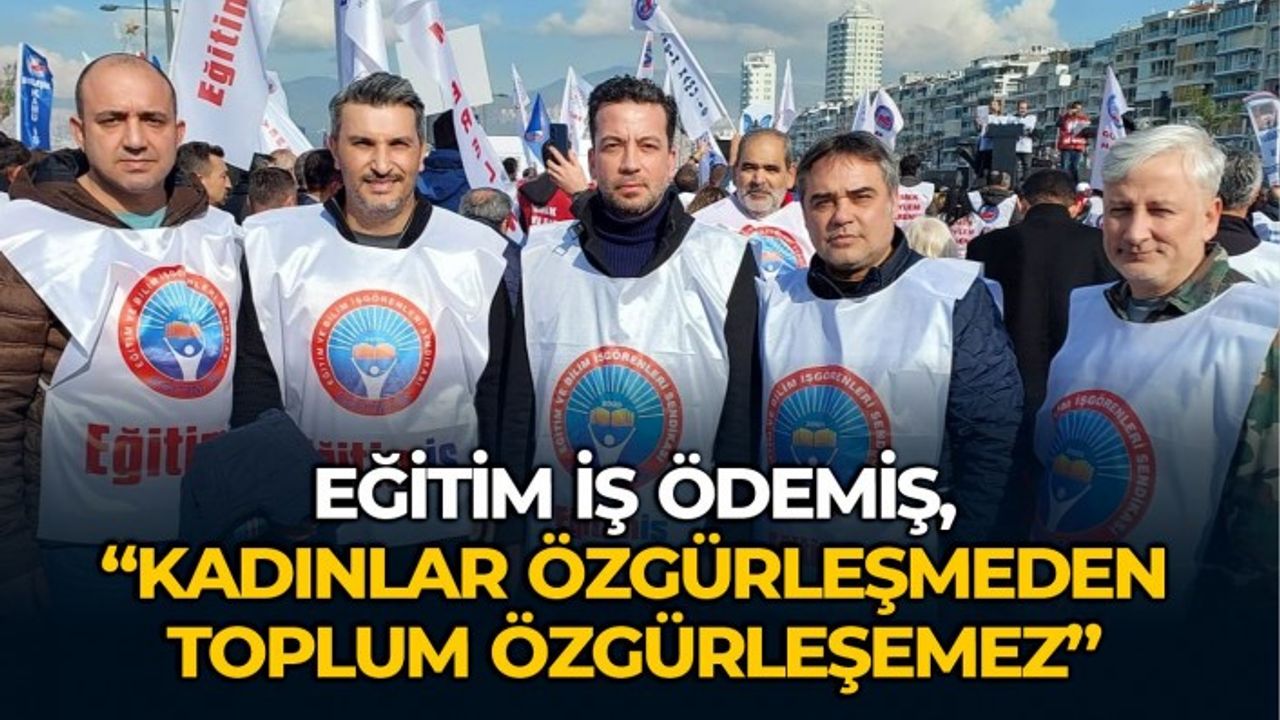 Eğitim İş Ödemiş  Temcisliği basın açıklaması yaptı