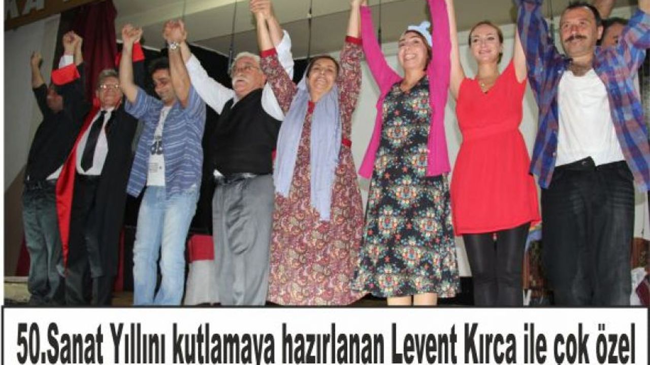 50.Sanat Yıllını kutlamaya hazırlanan Levent Kırca ile çok özel 