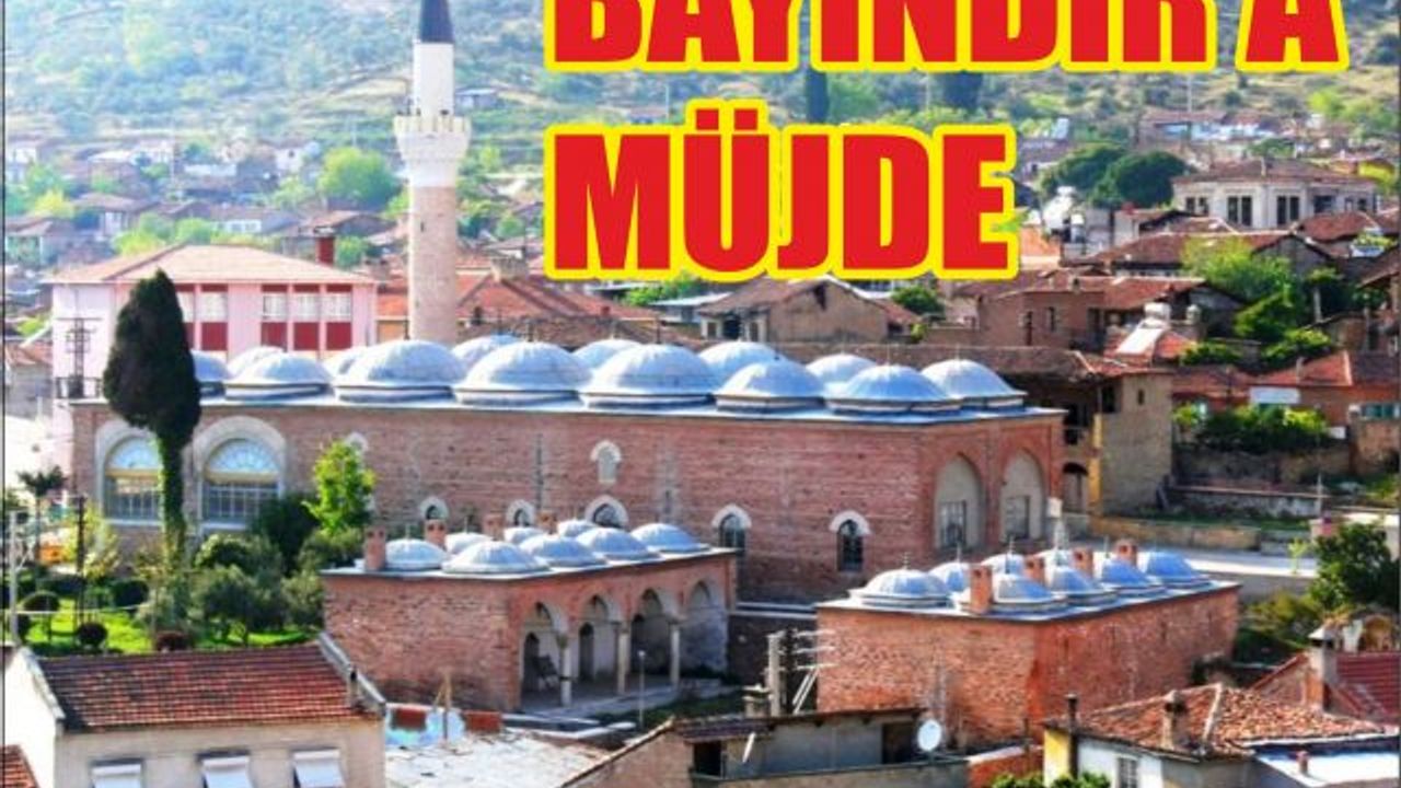 ADALET BAKANI SADULLAH ERGİN'DEN BAYINDIR'A MÜJDE