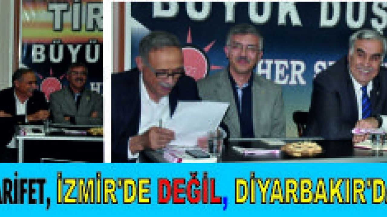 Ak Parti İl Başkanı Ömer Cihat Akay, “MARİFET, İZMİR’DE DEĞİL, DİYARBAKIR’DA BAYRAK SALLAMAK”
