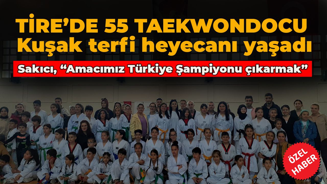 Tire'den 12 Sporcu İzmir’de Siyah kuşak sınavına katılacak