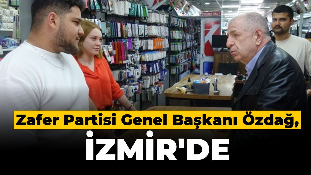 Zafer Partisi Genel Başkanı Özdağ, İzmir'de