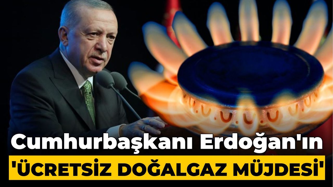 Cumhurbaşkanı Erdoğan'ın 'ücretsiz doğalgaz müjdesi'