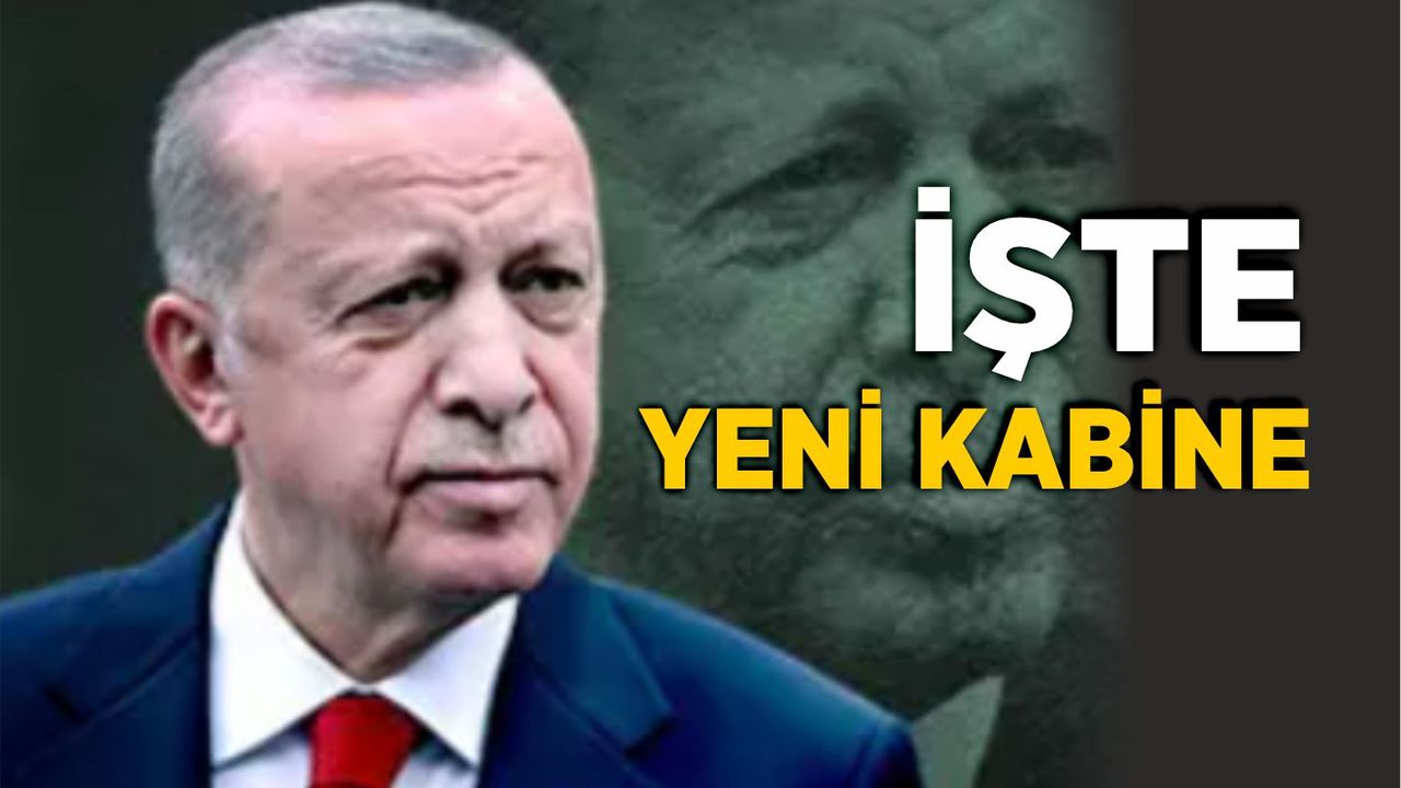 Türkiye merak ediyordu! Cumhurbaşkanı Erdoğan kabineyi açıkladı.
