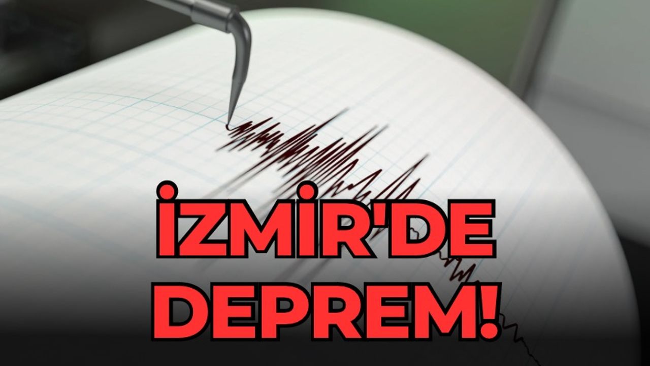 İzmir'de deprem! 5.1