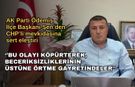 AK Parti Ödemiş İlçe Başkanı Şen’den CHP’li mevkidaşına sert eleştiri