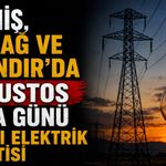 Ödemiş, Beydağ ve Bayındır’da 7 Ağustos Cuma Günü Planlı Elektrik Kesintisi