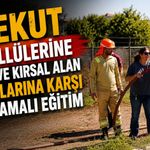 TİREKUT gönüllülerine orman ve kırsal alan yangınlarına karşı uygulamalı eğitim