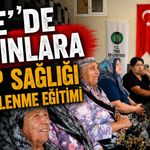 Tire’de kadınlara kalp sağlığı ve beslenme eğitimi