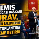 Ödemiş Ticaret Odası Başkanı Surav, Ödemiş OSB Taleplerini Ortak Toplantıda Gündeme Getirdi