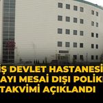 Ödemiş Devlet Hastanesi’nde Eylül Ayı Mesai Dışı Poliklinik Takvimi Açıklandı