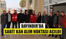 BAYINDIR'DA SABİT KAN ALIM NOKTASI AÇILDI 