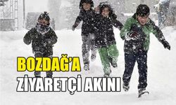 Bozdağ ve Gölcük’te ağaçların üzeri ve yollar beyaz örtüyle kaplandı. 