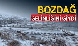 İzmir Bozdağ’a mevsimin ilk karı düştü...