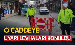 O CADDEYE UYARI LEVHALARI KONULDU