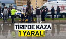Tire’de meydana gelen kazada otomobil yayaya çarptı!