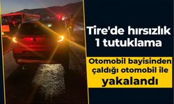 Tire’de meydana gelen olayda hırsız jandarma ve polisten kaçamadı