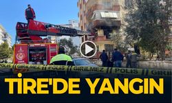 Tire’de meydana gelen yangında 1 ev kullanılamaz hale geldi
