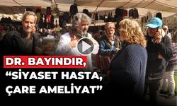 İzmir 2. Bölge Bağımsız Milletvekili Adayı OP. DR. Mehmet Bayındır Ödemiş pazarında