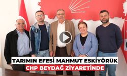 Milletvekili aday adayı Eskiyörük, Başkan Şakir Başaran ile bir araya geldi