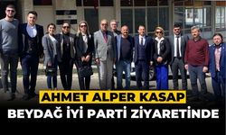 Milletvekili aday adayı Kasap, Başkan Yasin Kırmızı ile bir araya geldi