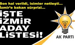 AK Parti İzmir’de vekil adayları belli oldu