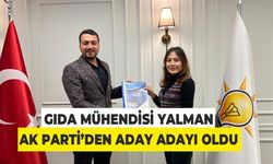 Gıda  Mühendisi Yalman bende varım dedi
